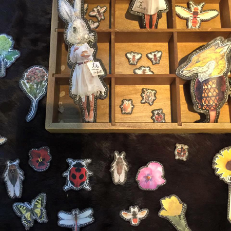 kuro* Exhibitionforêtおとぎの もりへ いらっしゃい10日間の展示が終了しました。/ぎゃらりーマドベ_a0251920_10324272.jpg