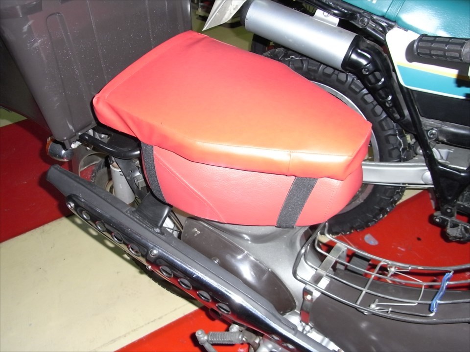 自作バイク用座布団 M55から