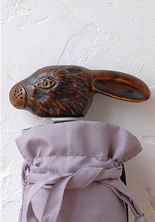 様専用 Guy de jean 折り畳み傘 雨/日傘兼用：うさぎ（ブラック） Guy