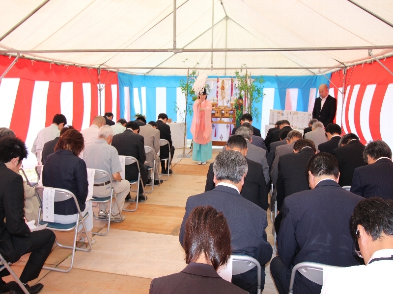 東成瀬村循環拠点施設建設工事 建築本体工事の地鎮祭が行われました_e0341538_10110099.jpg