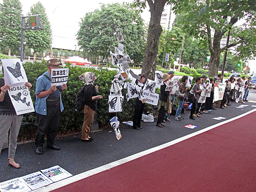 沖縄慰霊の日　脱原発テント_a0188487_21264445.jpg