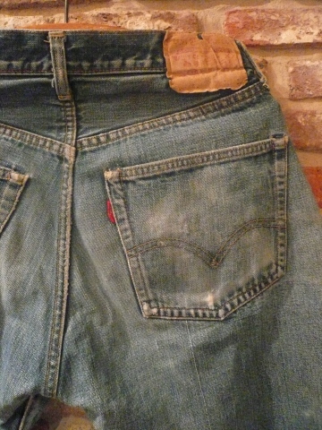 Late 1960s \" LEVI\'S \" 501 BIG-E vintage DENIM CUT-OFF SHORTS ._d0172088_20361493.jpg