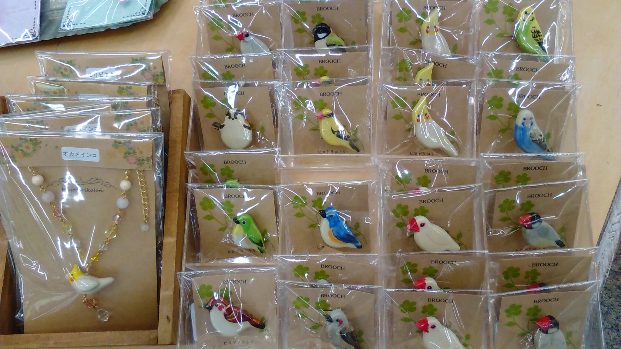 東急ハンズ三宮店インコと鳥の雑貨展7月2日練りきり販売_d0322493_0295413.jpg