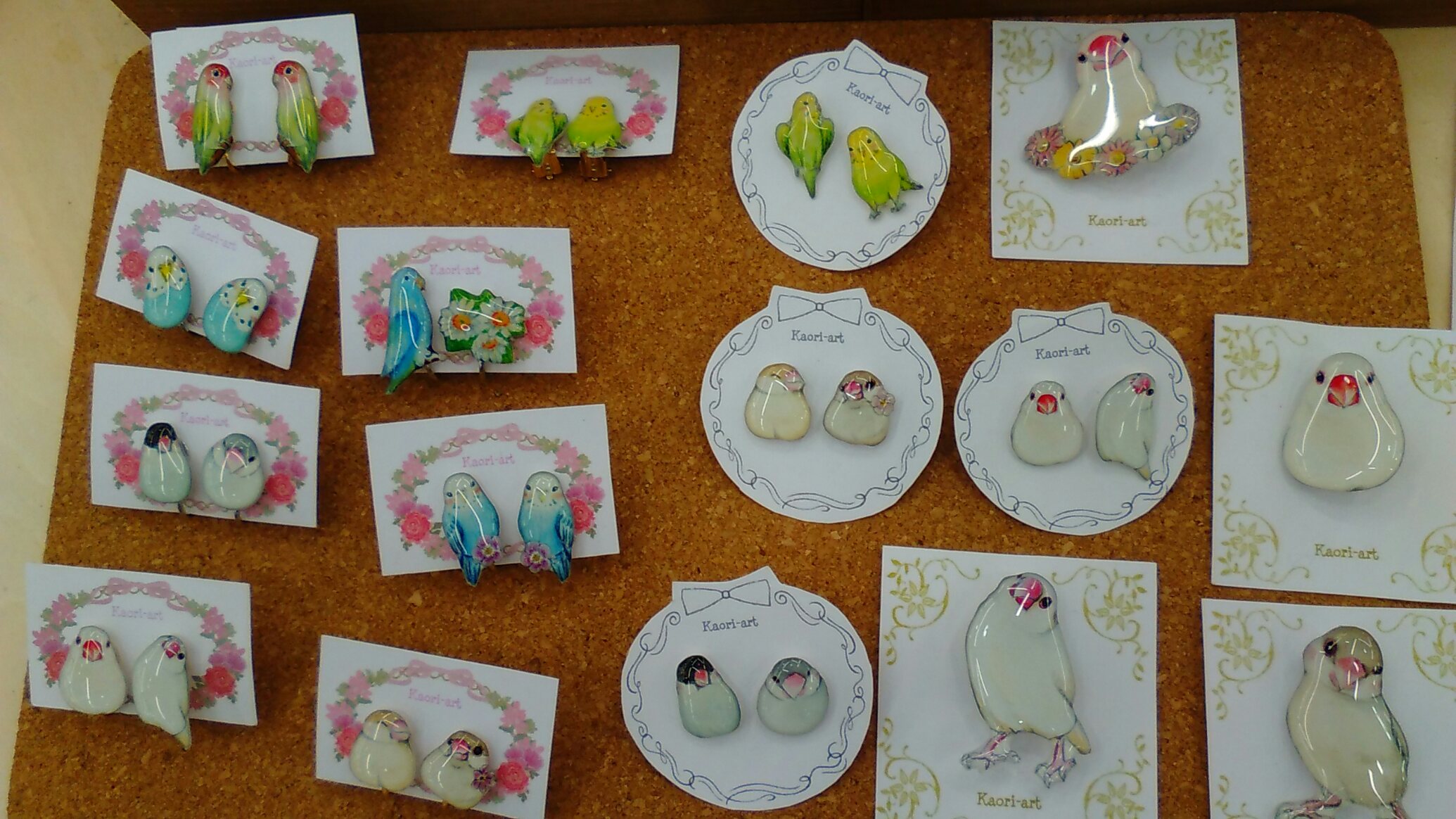 東急ハンズ三宮店インコと鳥の雑貨展7月2日練りきり販売_d0322493_0302647.jpg