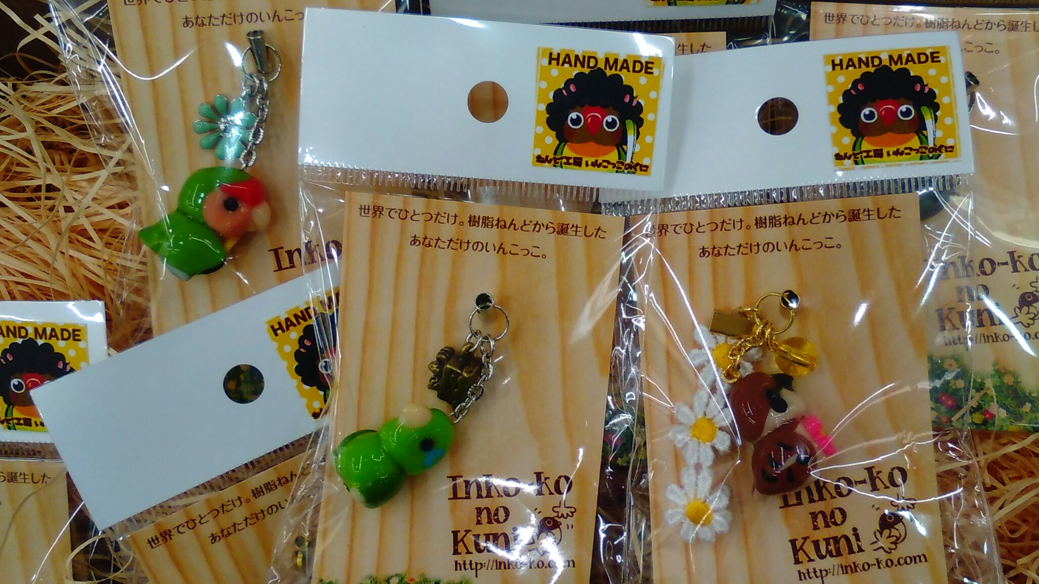 東急ハンズ三宮店インコと鳥の雑貨展7月2日練りきり販売_d0322493_0333533.jpg