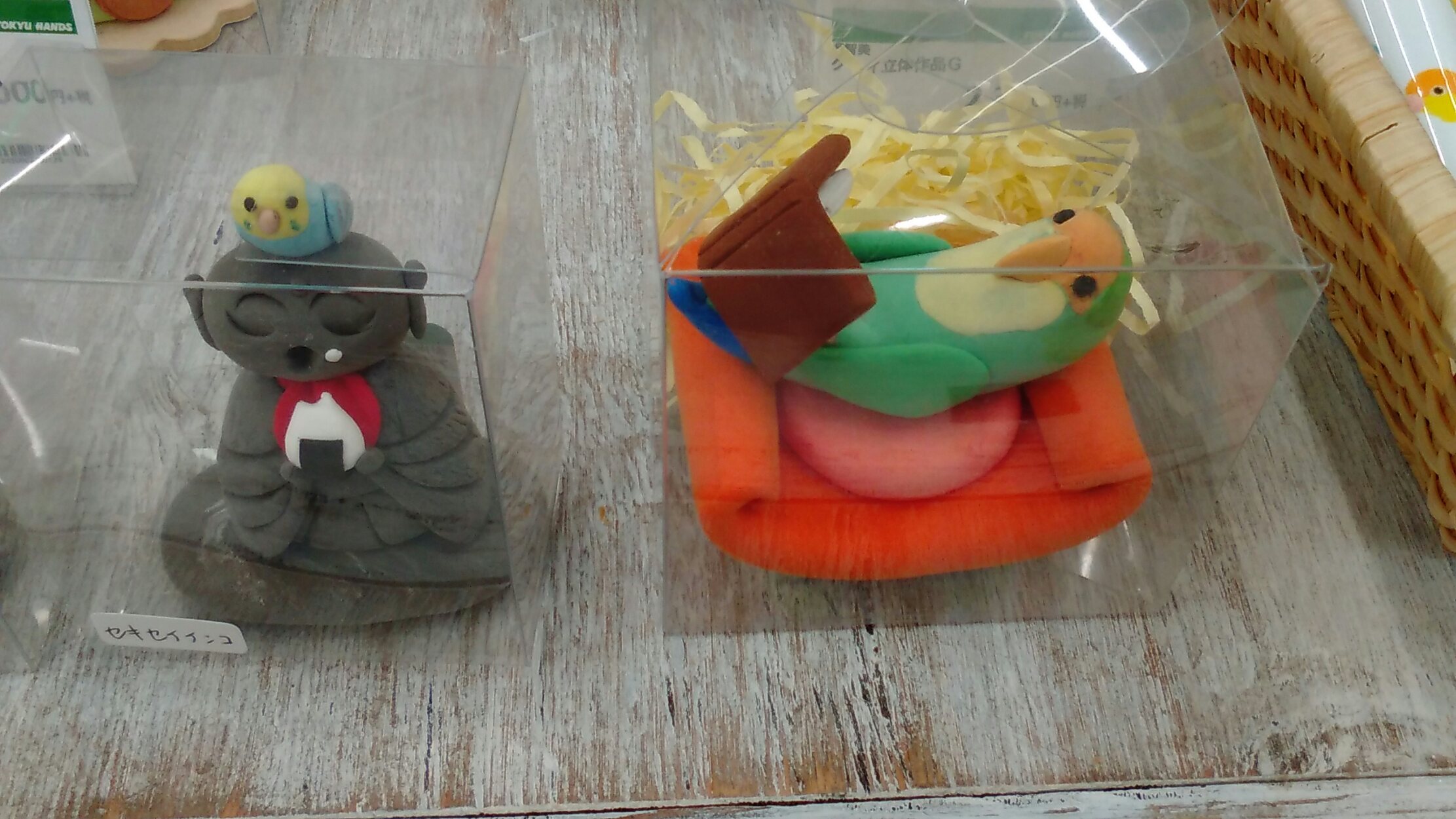 東急ハンズ三宮店インコと鳥の雑貨展7月2日練りきり販売_d0322493_033474.jpg