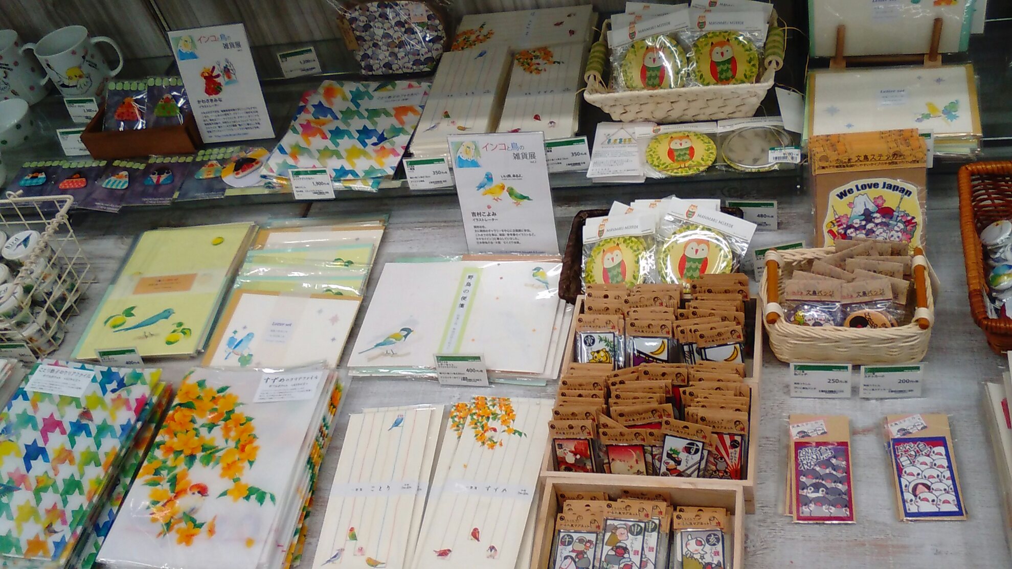東急ハンズ三宮店インコと鳥の雑貨展7月2日練りきり販売_d0322493_0363662.jpg
