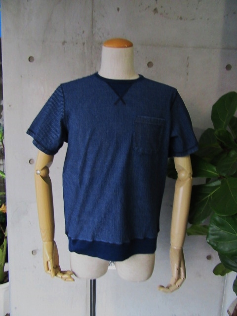 KEATON CHASE USA ・・・ Indigo Micro BORDER TEE!★!_d0152280_1334911.jpg
