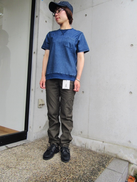 KEATON CHASE USA ・・・ Indigo Micro BORDER TEE!★!_d0152280_13394798.jpg