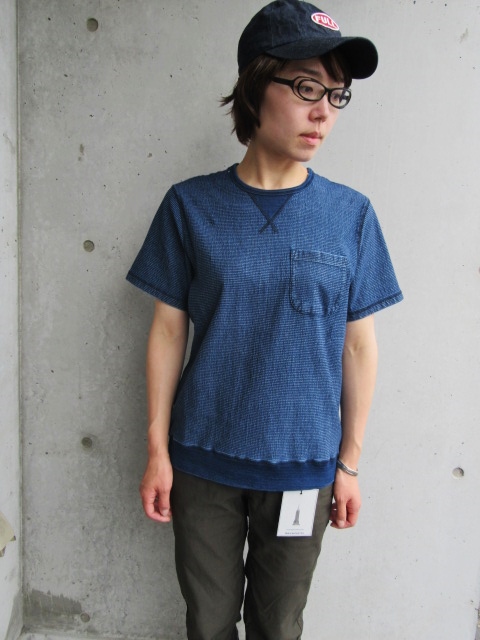 KEATON CHASE USA ・・・ Indigo Micro BORDER TEE!★!_d0152280_13412363.jpg