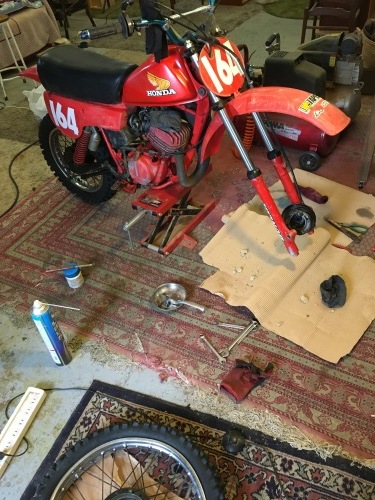 On Any SANDA VMXへ HONDA CR80整備 ビンテージモトクロス!_f0326751_23580861.jpeg