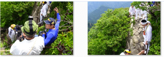 石鎚山お山開き3の鎖と頂上社弥山、天狗岳NO3…2016/7/1_f0231709_13221964.gif