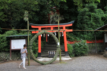 夏越の大祓い　建勲神社_e0048413_2174177.jpg