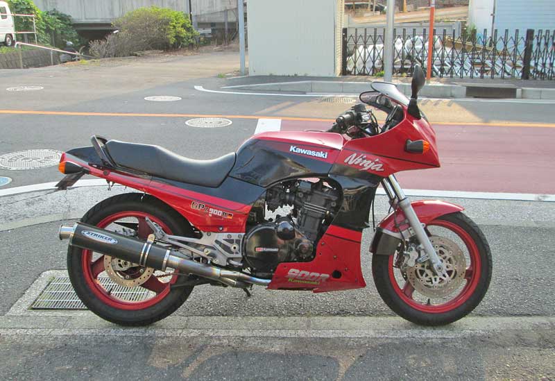 H川サン号 GPZ900Rニンジャの修理が完了・・・(^^♪ : フロントロウの