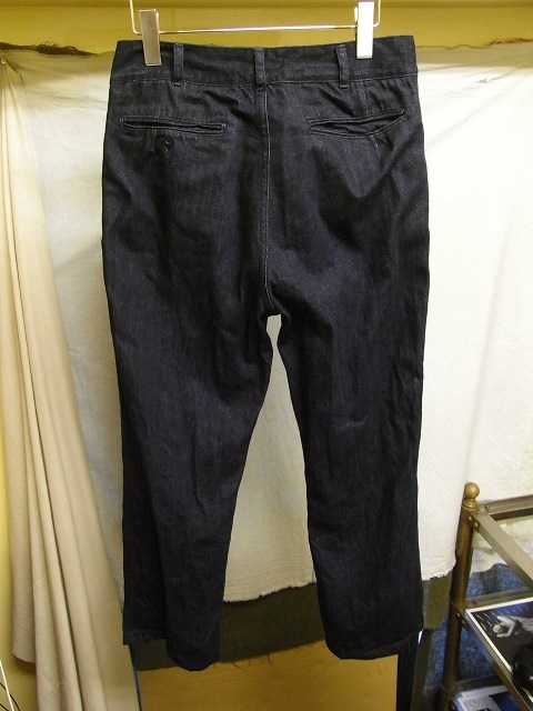 frenchwork denim trousers　①_e0130546_16382711.jpg
