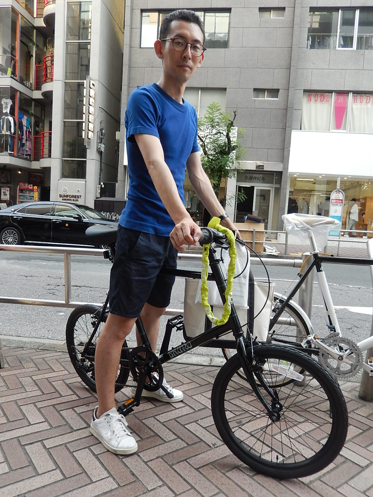 7月3日　渋谷　原宿　の自転車屋　FLAME bike前です_e0188759_19281725.jpg