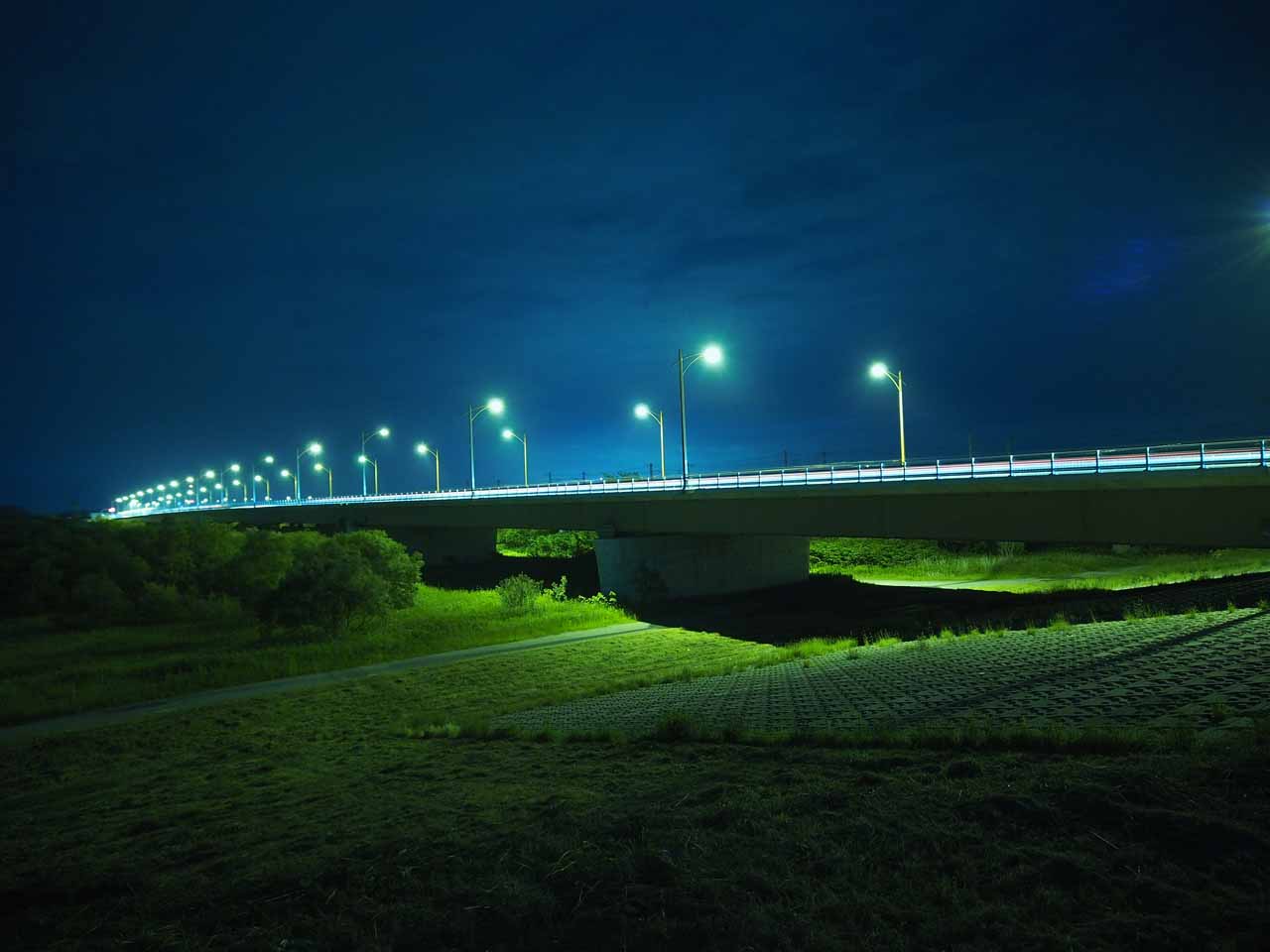 美原大橋 江別大橋 四季のみち