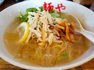 麺や@米子 ☆☆ (冷し塩レモンヌードル・期間限定)_f0080612_19154767.jpg