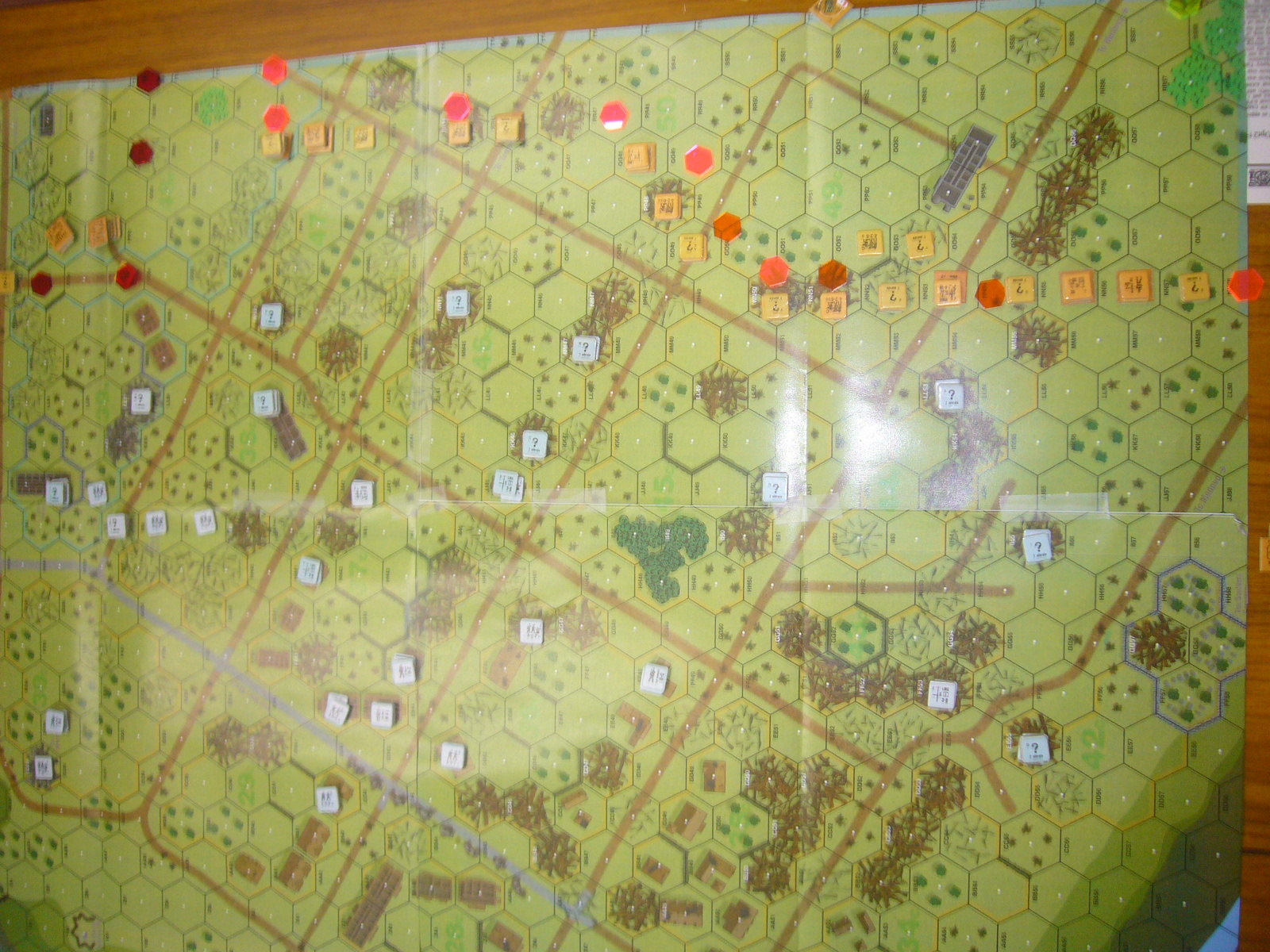 YSGA第7回那須塩原ゲーム合宿Wargame Bootcamp 2016の様子その２（ASL(LFT)シェーラー戦闘団:1942年ホルム包囲戦シナリオ12「５月１日東岸」その１）_b0173672_00541875.jpg