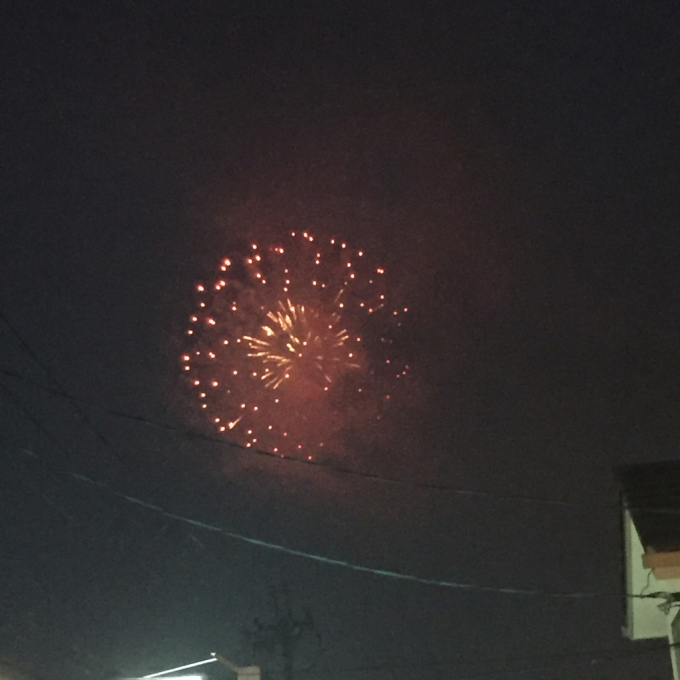 花火と新着バッグ_c0223630_20145217.jpg