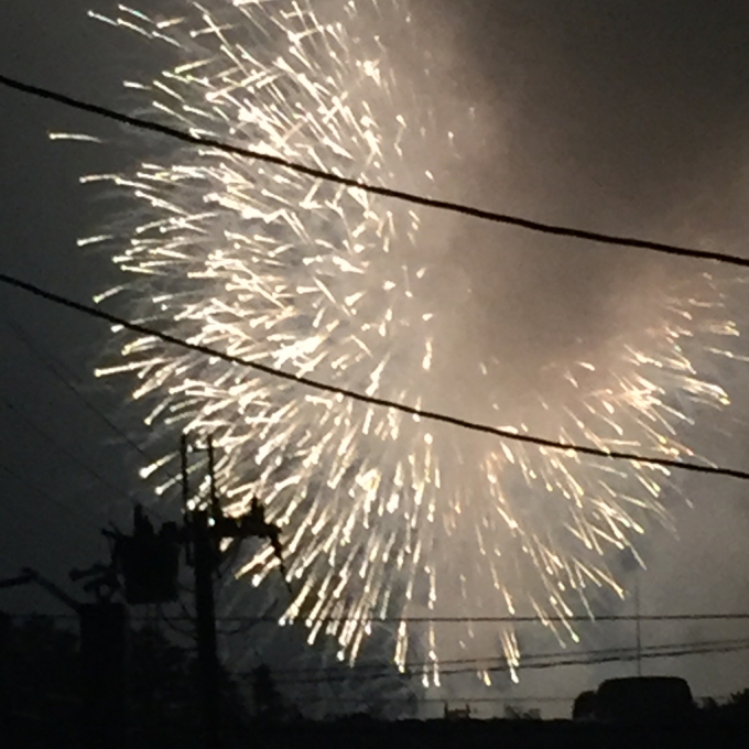 花火と新着バッグ_c0223630_20145350.jpg