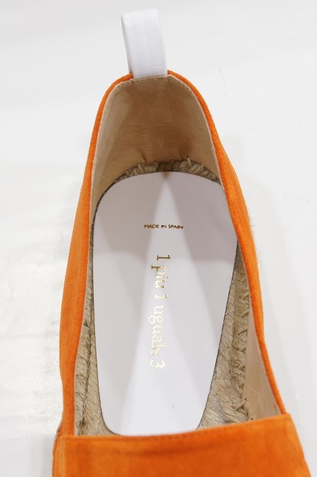 ラグジュアリーなエスパ！【1PIU1UGUALE3】【ウノピゥウノウグァーレトレ】MRG144 COW008 ESPADRILLE [ORANGE(ARANCIO)]☆そして、香り。_b0108653_23500376.jpg