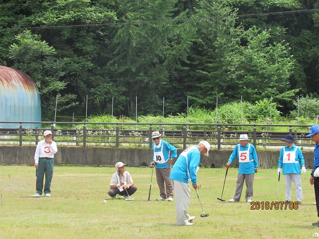 分館長杯争奪　東・大崎地区ゲートボール大会　開催_a0346455_11325313.jpg