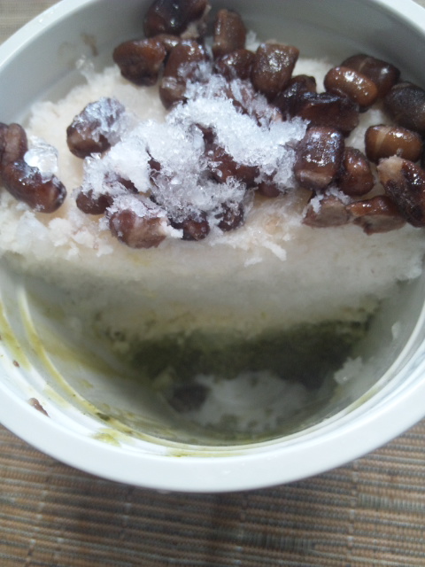 さらふわ氷 抹茶味_f0076001_23383185.jpg