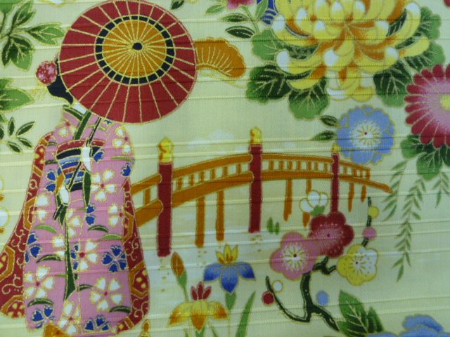 京都風情柄の布_d0156706_1434080.jpg