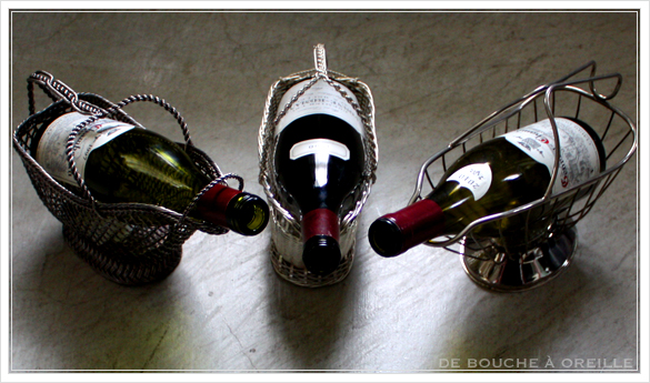 porte bouteille アンティークのパニエ ボトルバスケット_d0184921_13424475.jpg