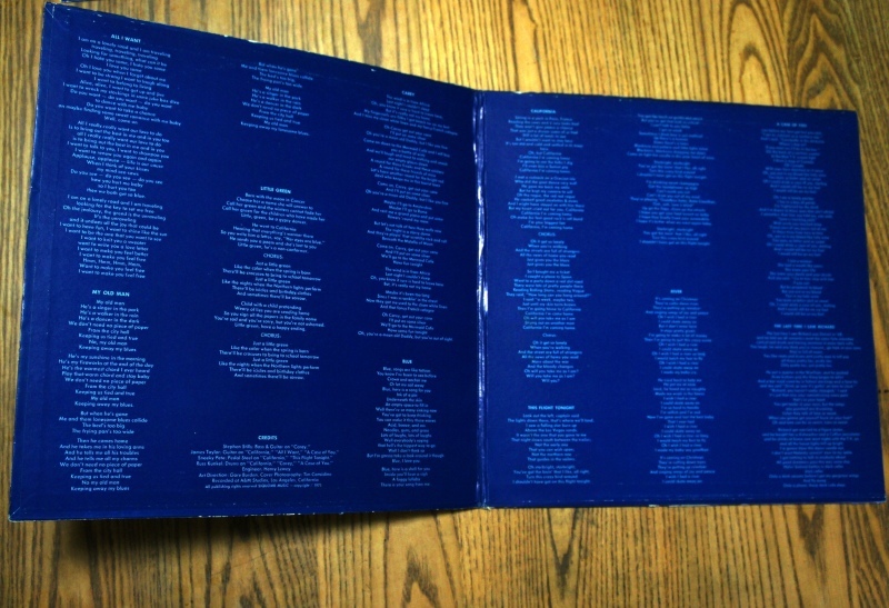 Joni Mitchell その3 BLUE : アナログレコード巡礼の旅 Joni Mitchell その3 BLUE : アナログレコード巡礼の旅