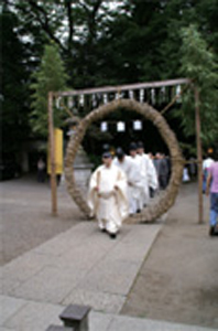 代々木八幡宮の大祓式に参加しました。_d0029716_035642.jpg