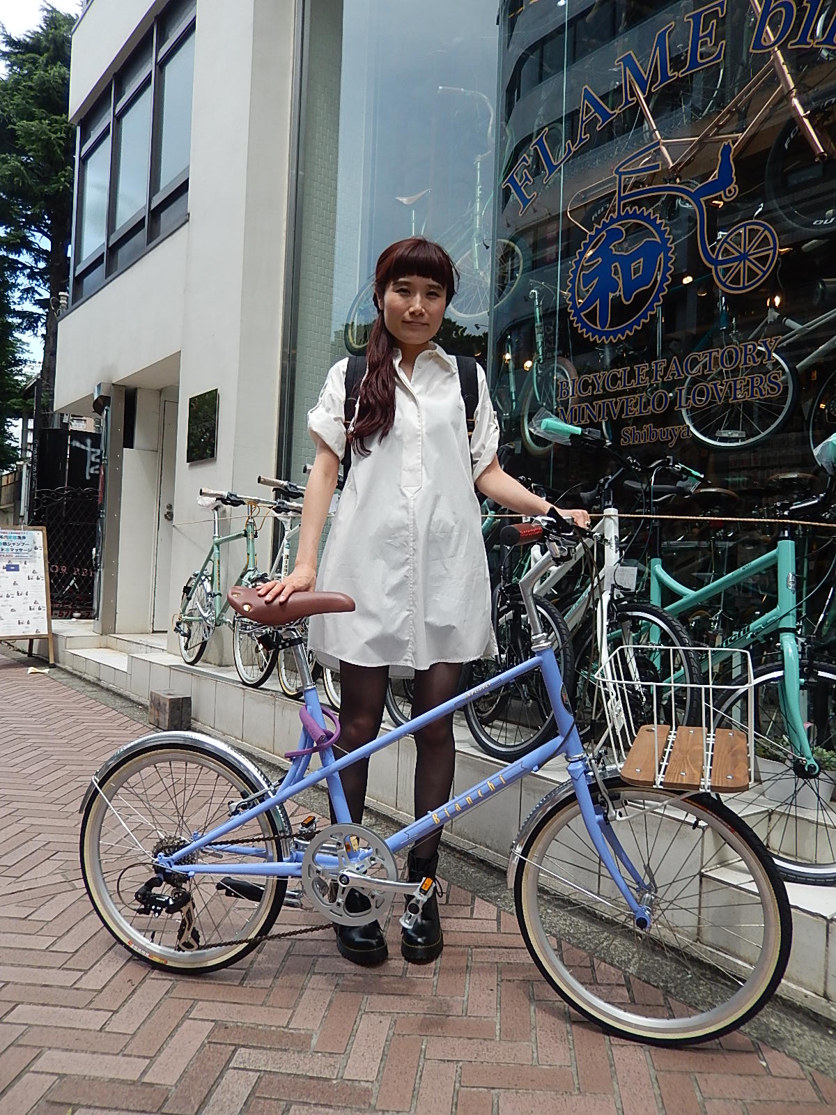 7月10日　渋谷　原宿　の自転車屋　FLAME bike前です_e0188759_18295395.jpg