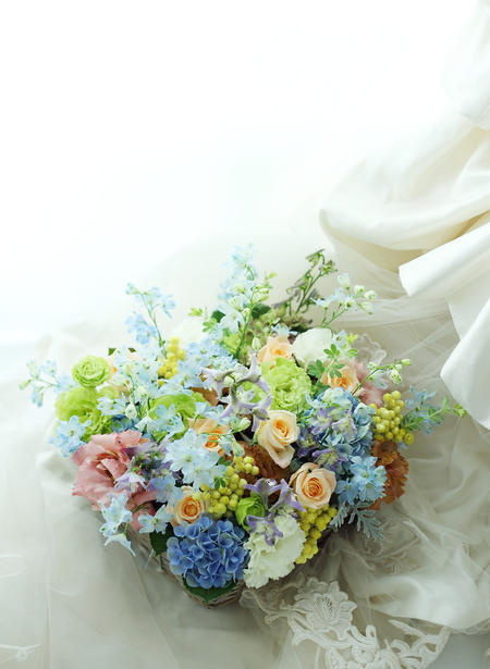 花のギフト　　お二人から、結婚式の後に_a0042928_12274350.jpg