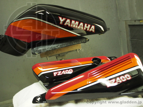 YAMAHA FZ400 外装ペイント_f0320808_22020515.jpg