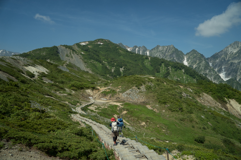 北アルプス　唐松岳から五竜岳_e0341336_10023685.jpg