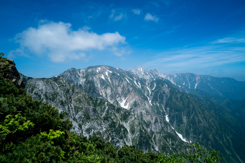 北アルプス　唐松岳から五竜岳_e0341336_10035690.jpg