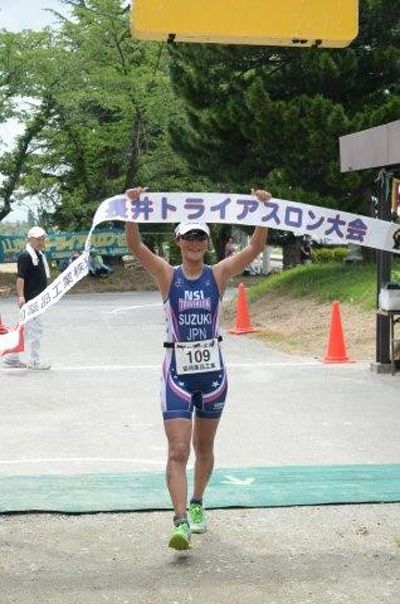 金栄堂サポート:鈴木まさみ選手 長井トライアスロンご報告&インプレッション!_c0003493_14593110.jpg