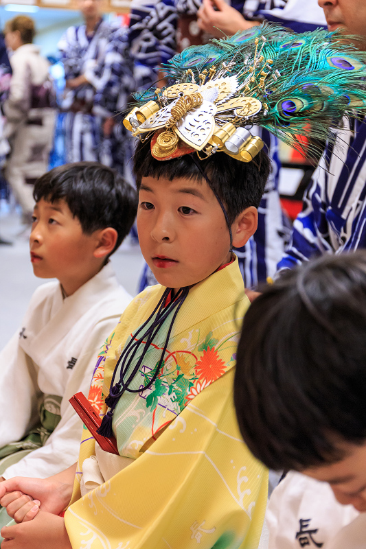 祇園祭16 長刀鉾稚児 禿の三人 花景色 K W C Photoblog