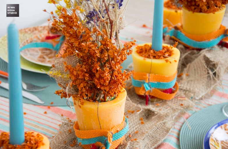 July 16, 2016 ロウの花瓶 Vase made by Candle Material_a0307186_7144065.jpg