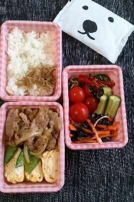 7月15日 豚こまマヨしょうゆ炒め弁当_f0363287_19415114.jpg