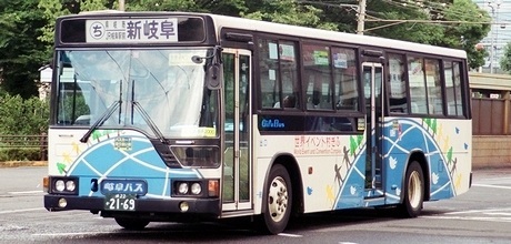 岐阜乗合自動車 三菱ふそうP-MP218M +三菱 ノーステップ車_e0030537_01225811.jpg