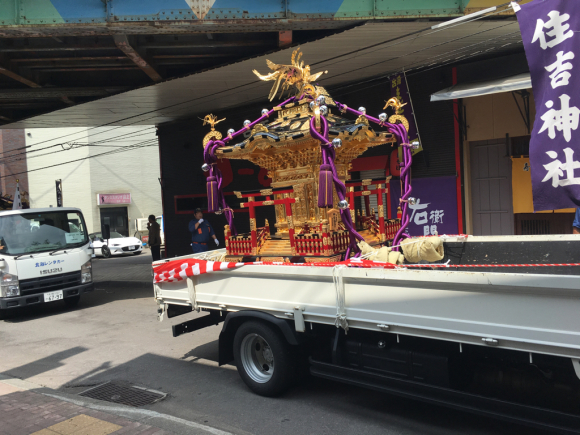 小樽 住吉神社  神輿渡御（車両にて市内巡行）に遭遇！！_b0271789_22450022.jpg