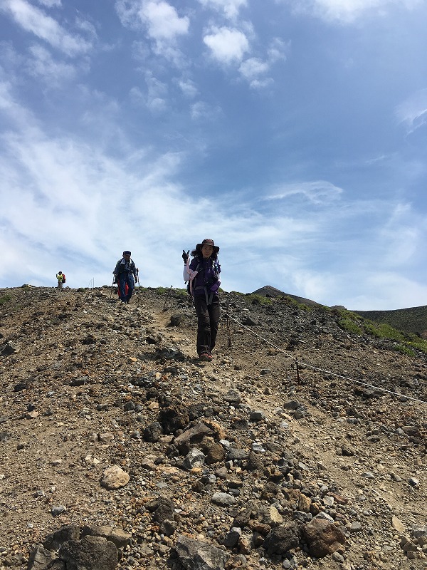  十勝岳から富良野岳、7月9日－同行者からの写真－_f0138096_1010492.jpg