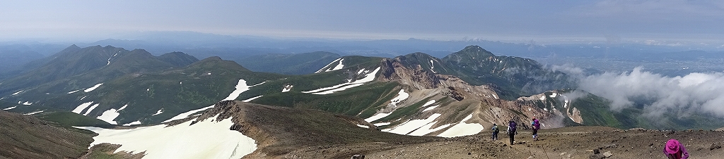  十勝岳から富良野岳、7月9日－同行者からの写真－_f0138096_1063257.jpg