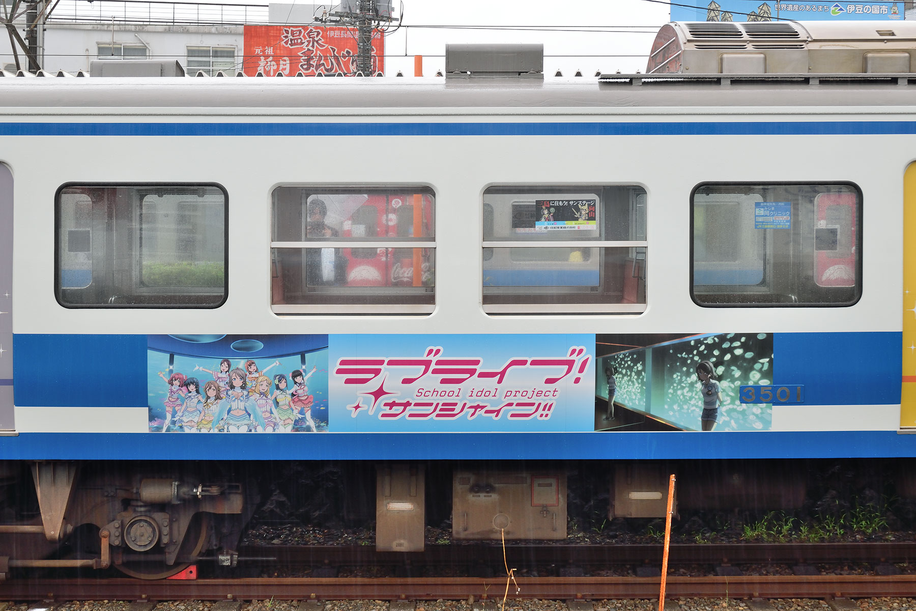 伊豆箱根鉄道 3000系 / 3501F - 恋になりたいAQUARIUMラッピング -_d0226909_22253673.jpg