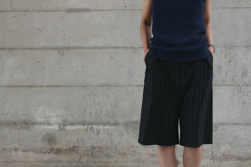 第3210回 　Stripe Culotte。_f0366424_191887.jpg