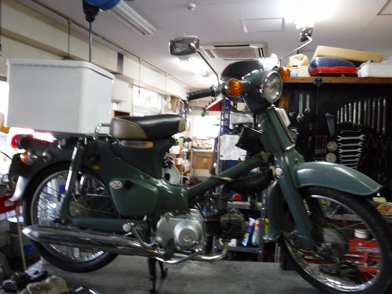 あんどんカブ腰上OH作業。 : モーターヘッド サイクルショップ