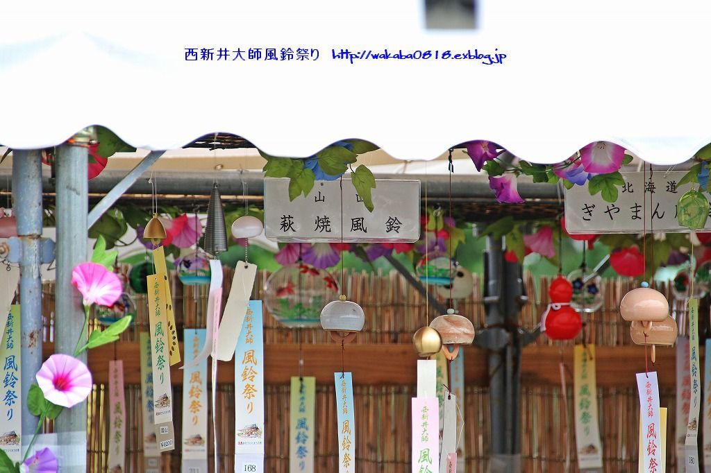 西新井大師の風鈴祭りに～♩～♩_e0052135_22344679.jpg
