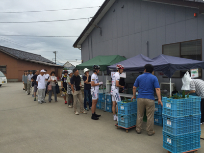 7/16土曜。レース前にて亀公とうもろこしサイクリングで41km_f0184839_13363233.jpg